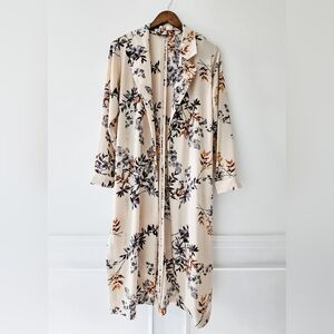 Black Tape indigo foliage kimono